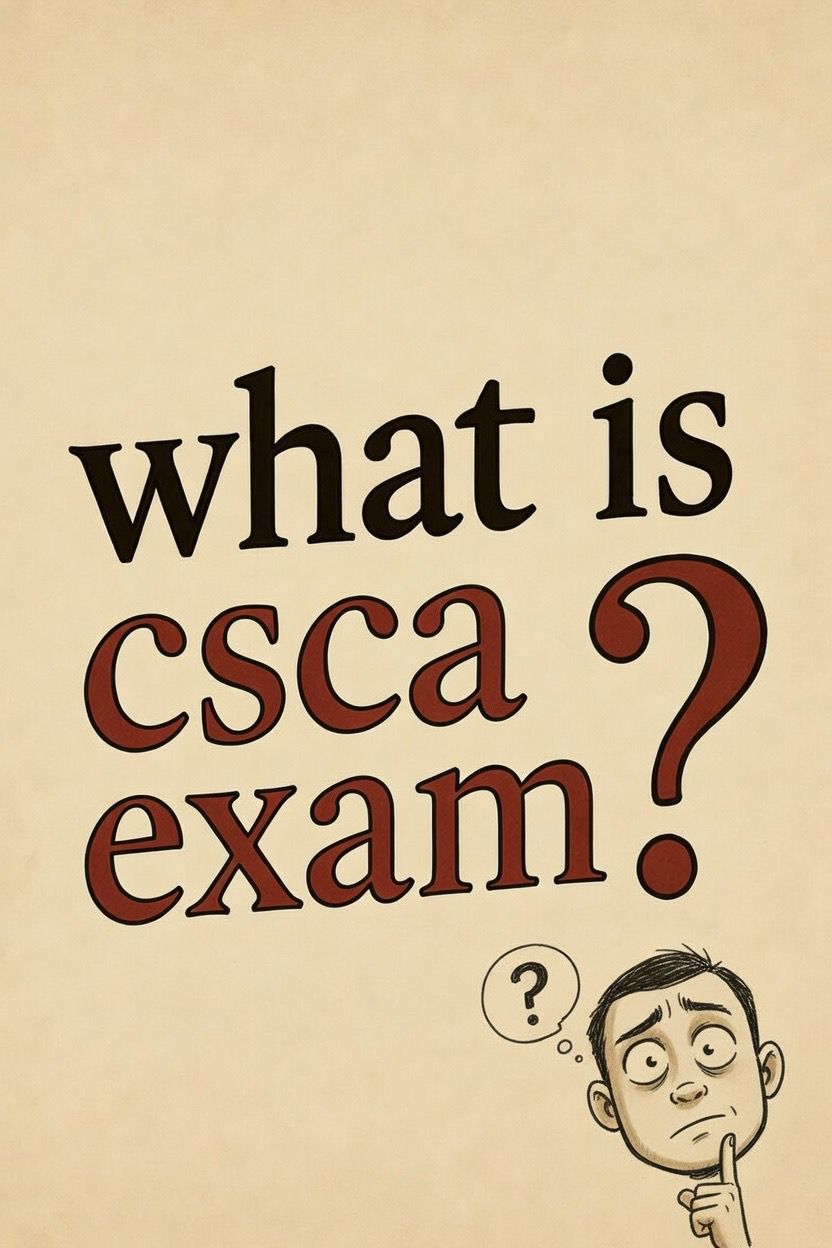 why you need csca ?